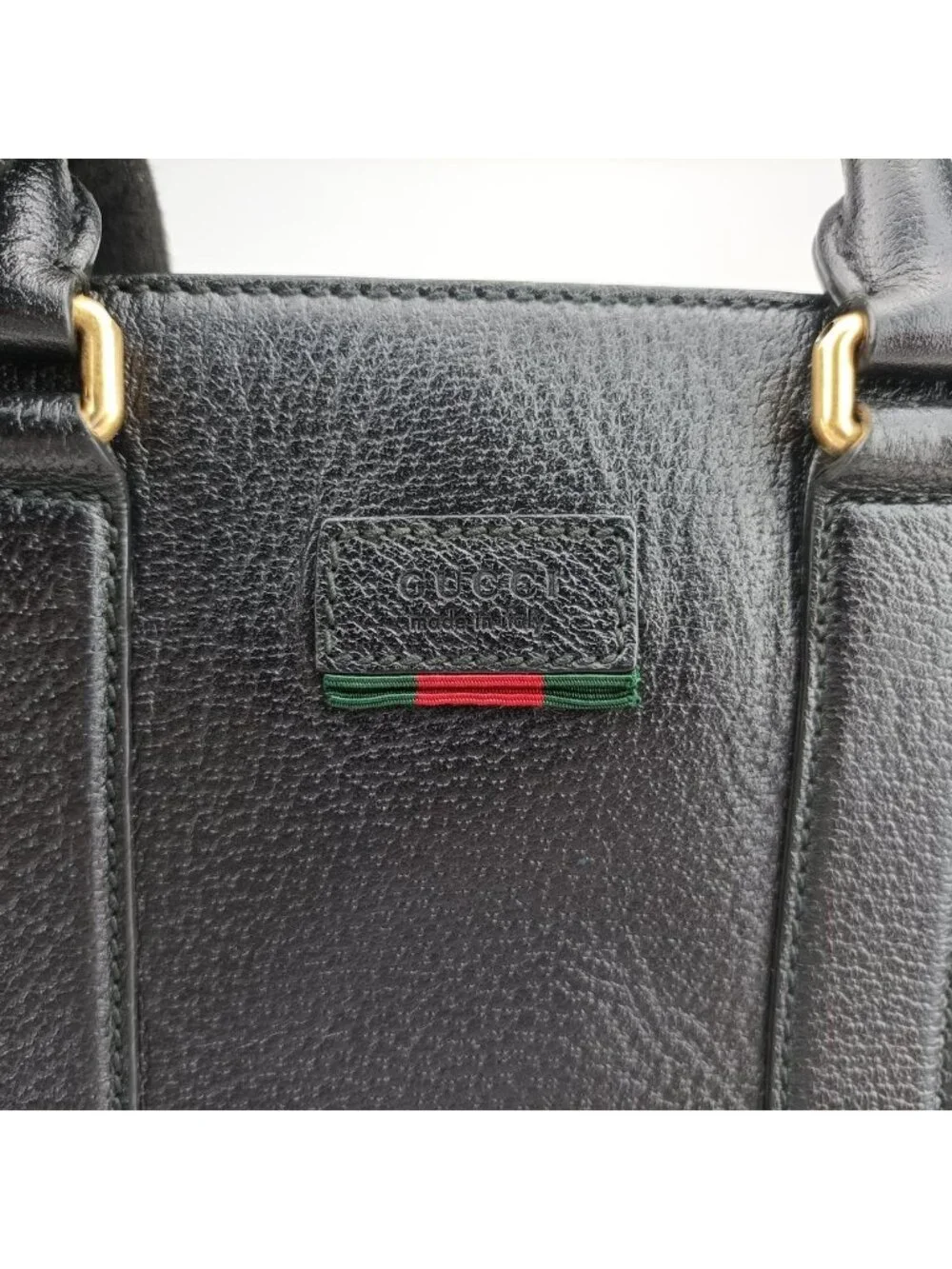 Gucci Sherry Black Leather